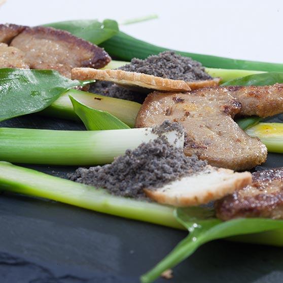 Foie Gras with Asparagus