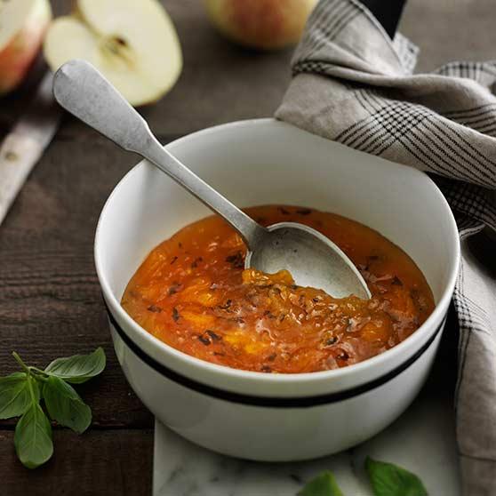 Apple and orange marmalade