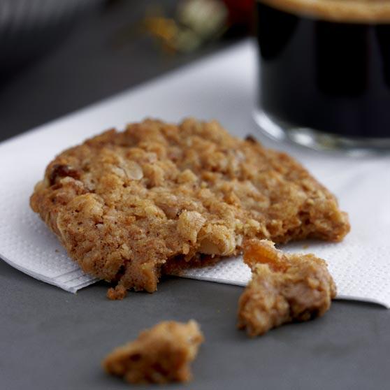 Christmas cakes with walnuts and apricots