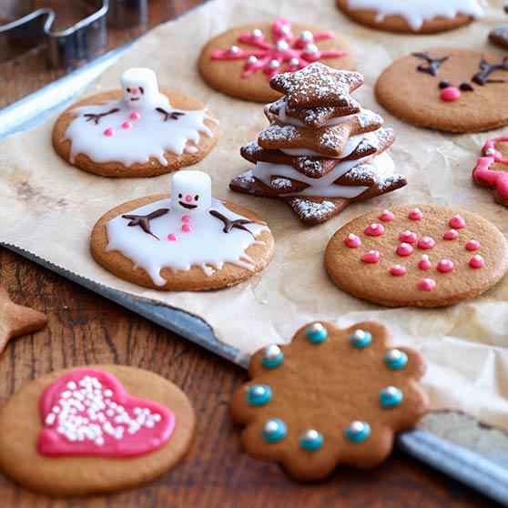 Christmas gingerbread biscuits