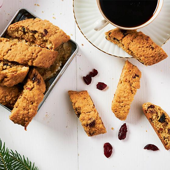 Cranberry biscotti