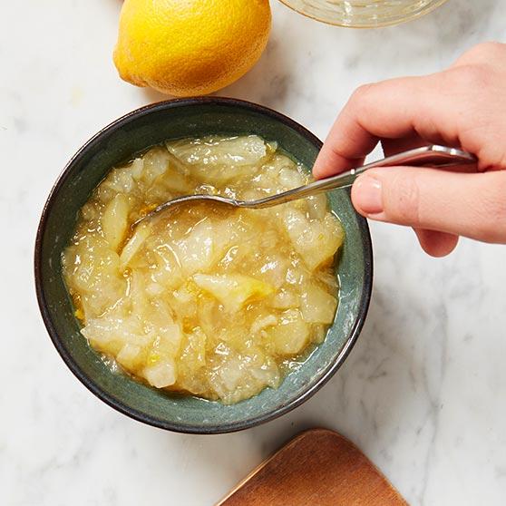 Fennel and pear marmalade
