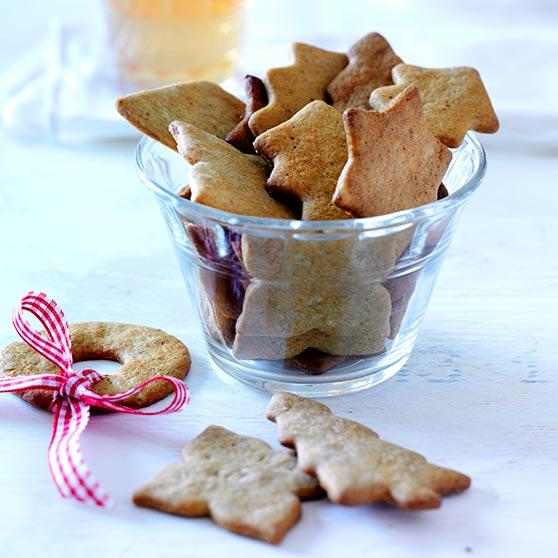 Crispy gingerbread biscuits