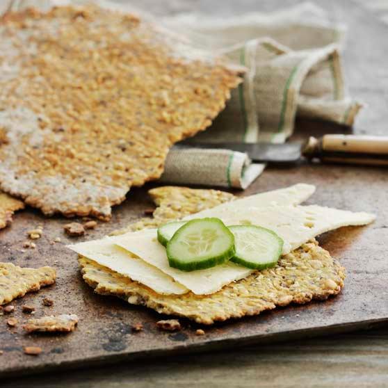 Gluten-free healthy crispbread