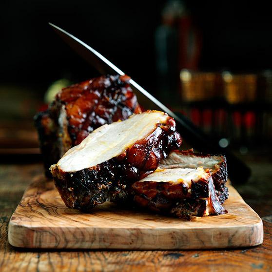Grilled spare ribs
