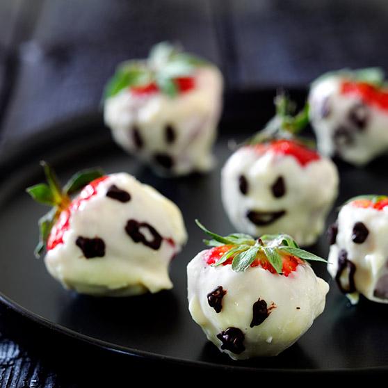 Strawberry ghosts