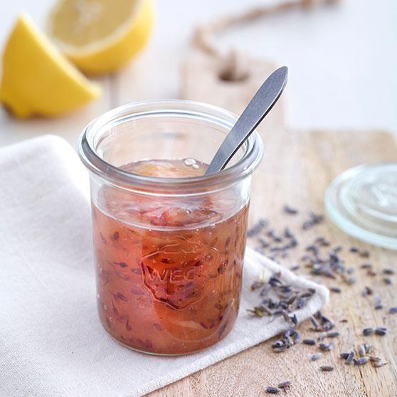 Lemon lavender marmalade