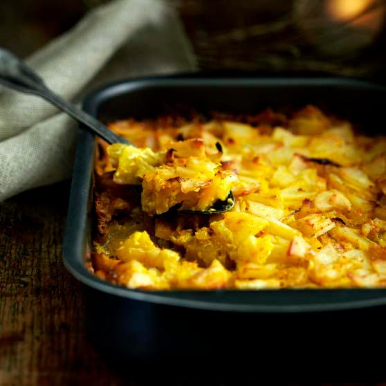 Onion gratin
