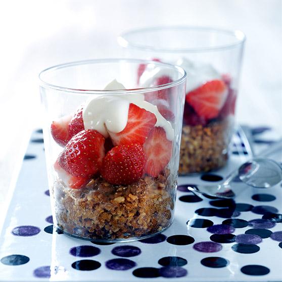 The opposite crumble cake