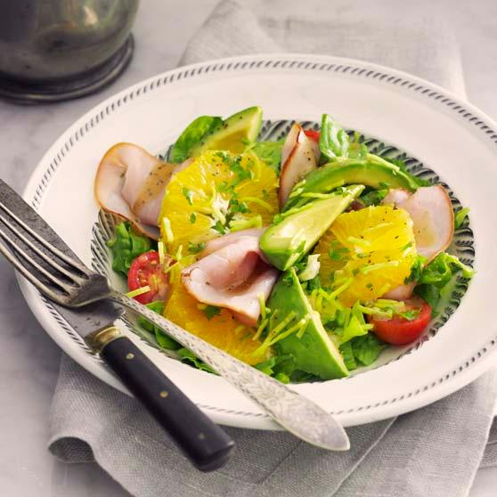 Orange and avocado salad