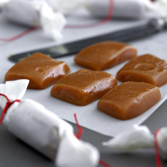Orange caramels