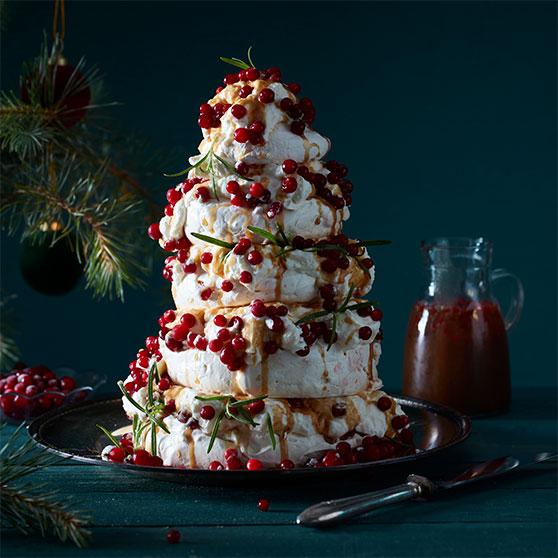 Pavlova Christmas tree