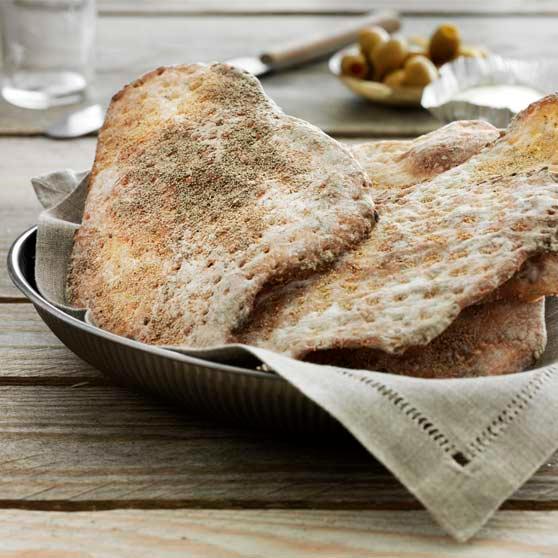 Poppy seed crispbread