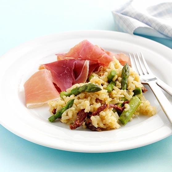 Risotto with asparagus