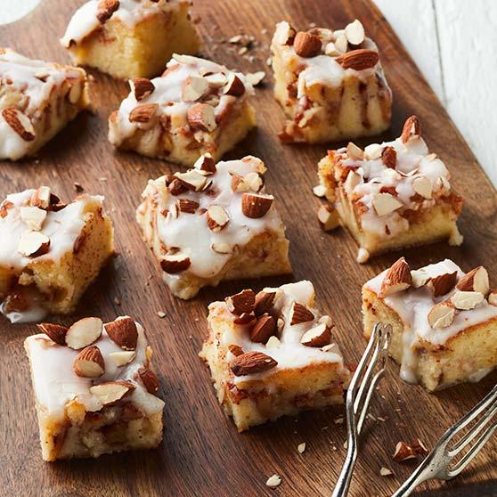 Apple Squares with Almond Paste