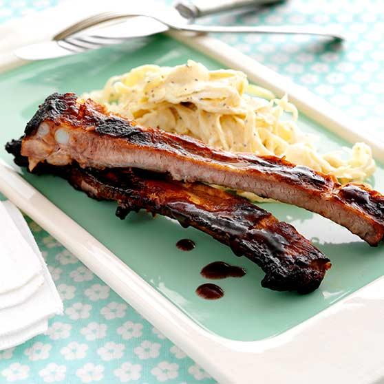 Spare ribs & coleslaw