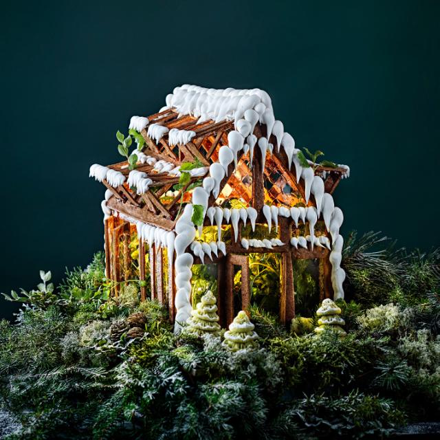 Gingerbread greenhouse