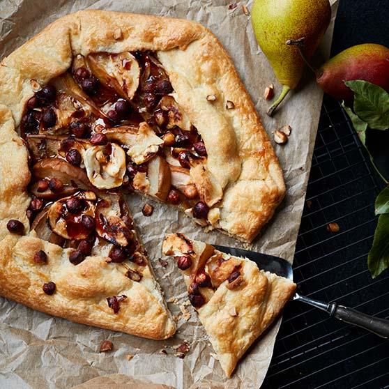 Pear Galette with Goat's Cheese