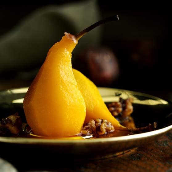 Saffron pears