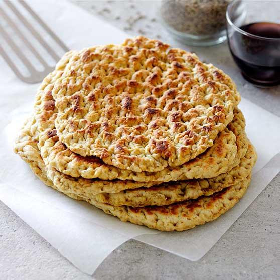 Bread in a frying pan