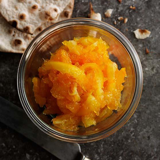 Mixed fruit marmalade with carrots