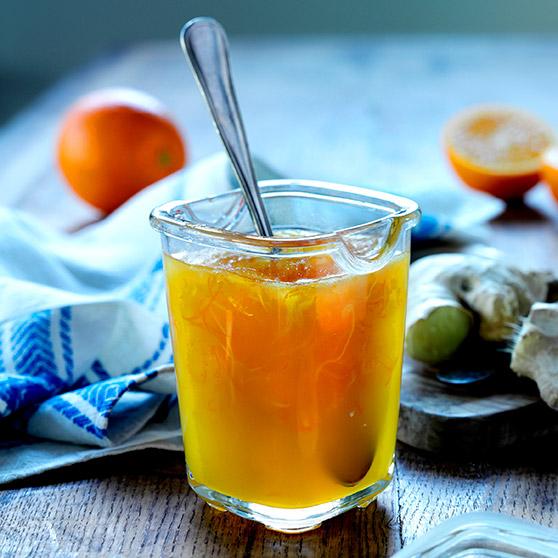Orange and ginger marmalade