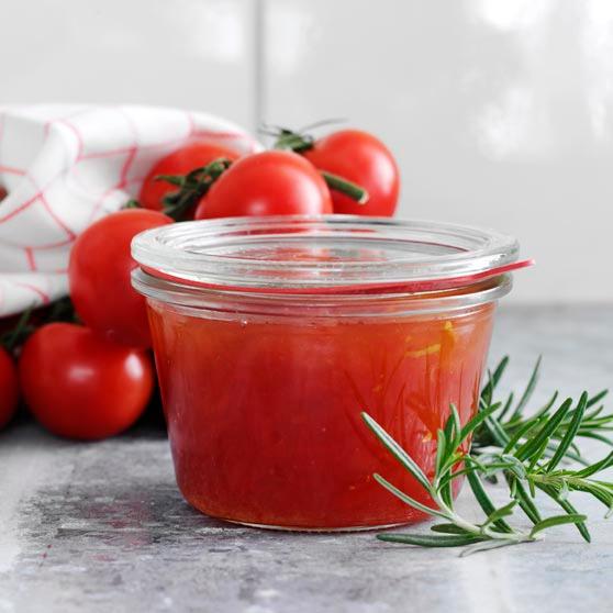 Organic tomato jam